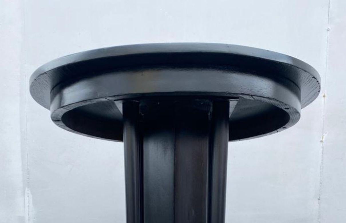 French Art Deco Ebonized Side Table For Sale 3