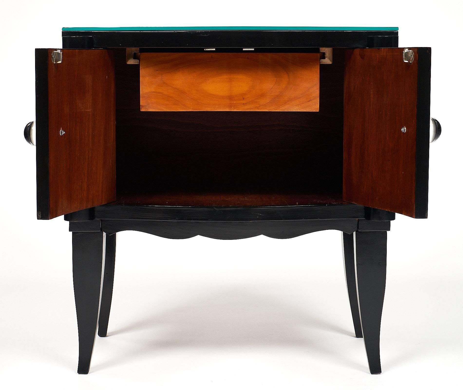 French Art Deco Ebonized Side Tables 3