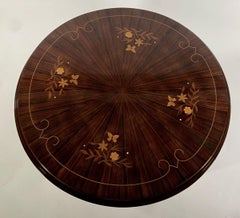 French Art Deco Ebony De Macassar, Parquetry & Bronze, Low Table, Jules Leleu