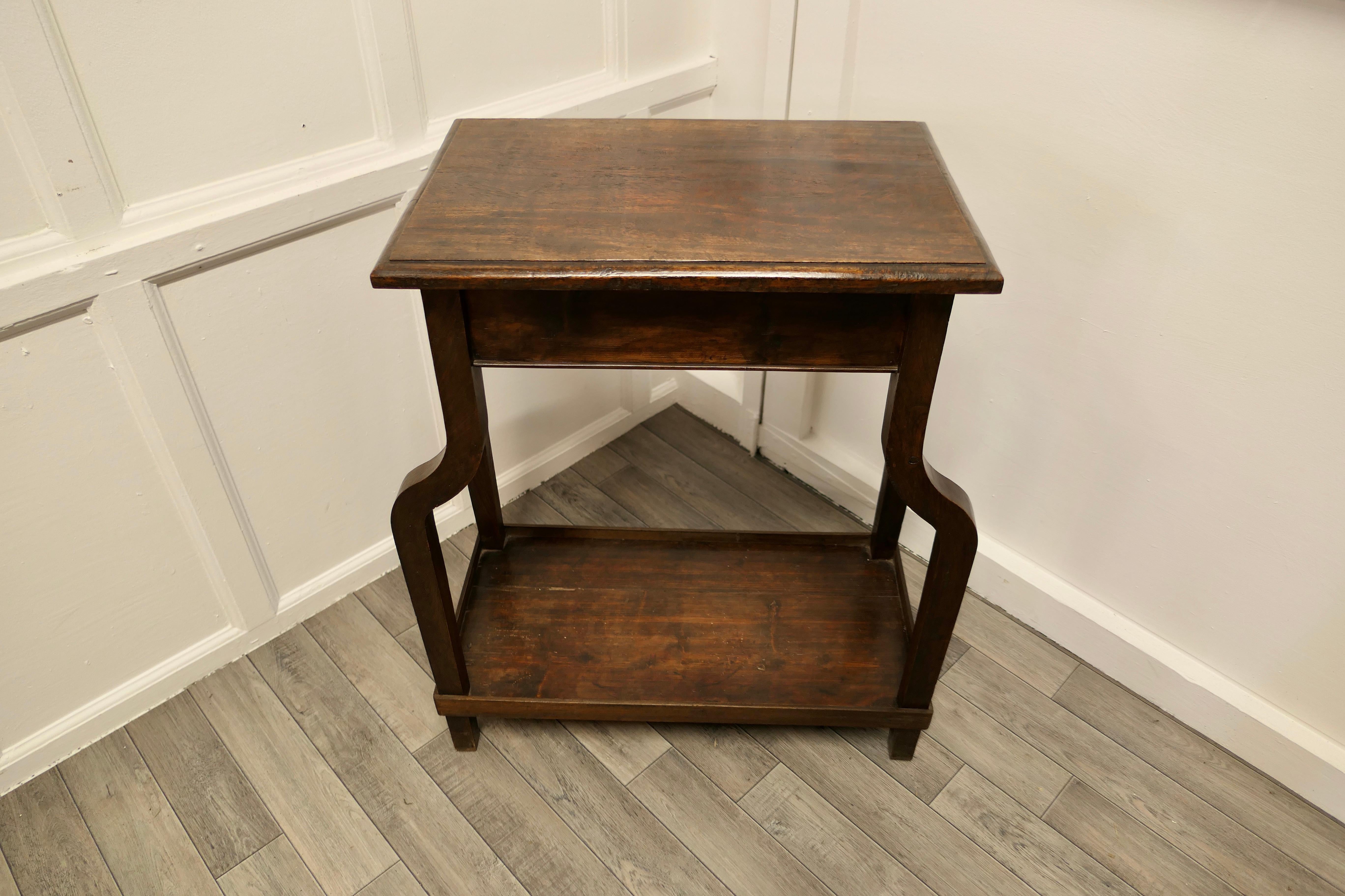 French Art Deco Elm Table In Good Condition In Chillerton, Isle of Wight
