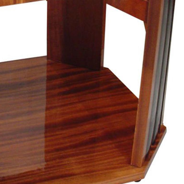 Mid-20th Century French Art Deco End Table in Walnut For Sale