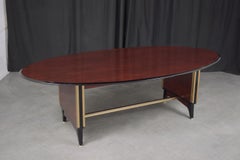 1950s French Executive Desk: The Epitome of Mid-Century Elegance and Function