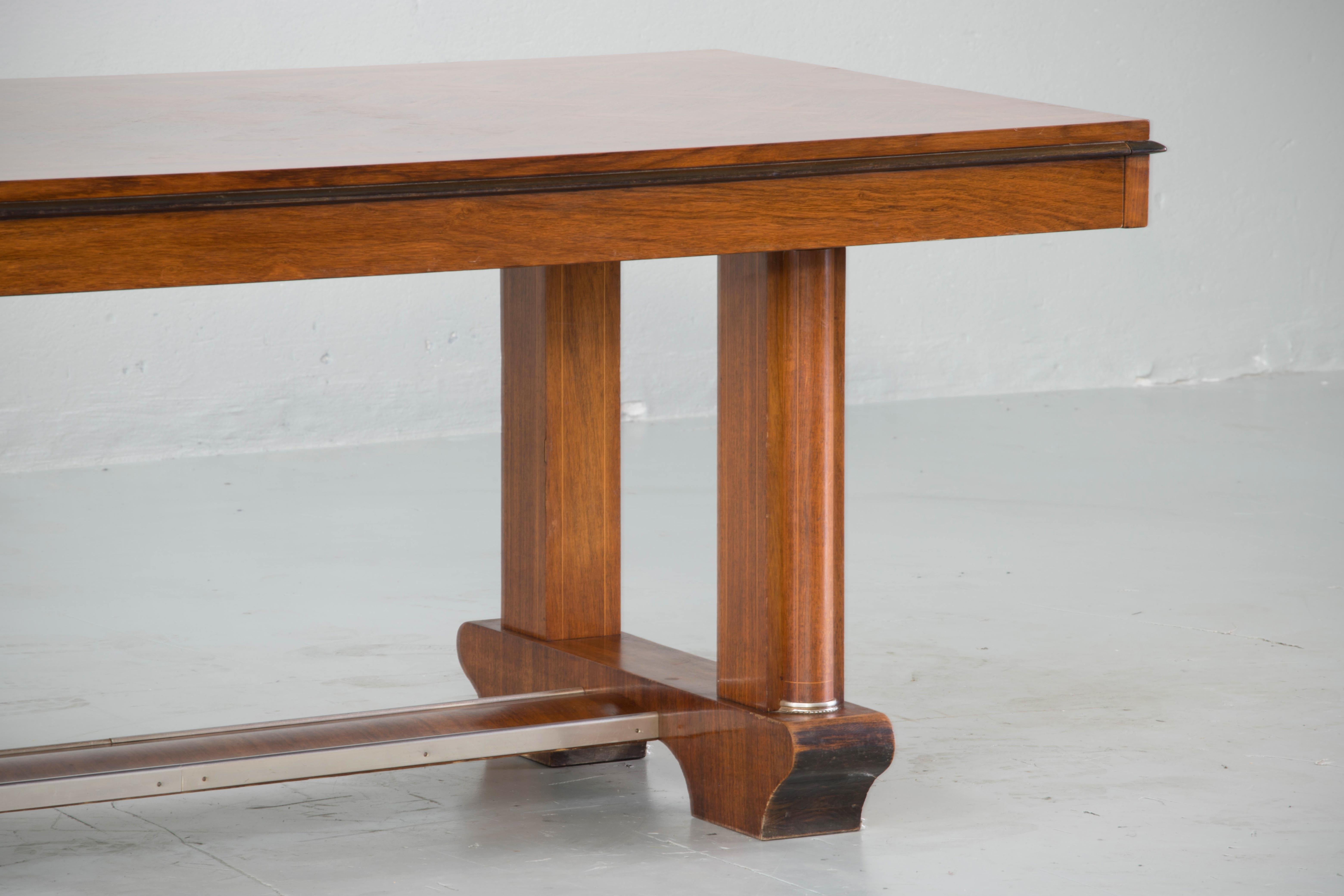 French Art Deco Extensible Table, 1940s 6