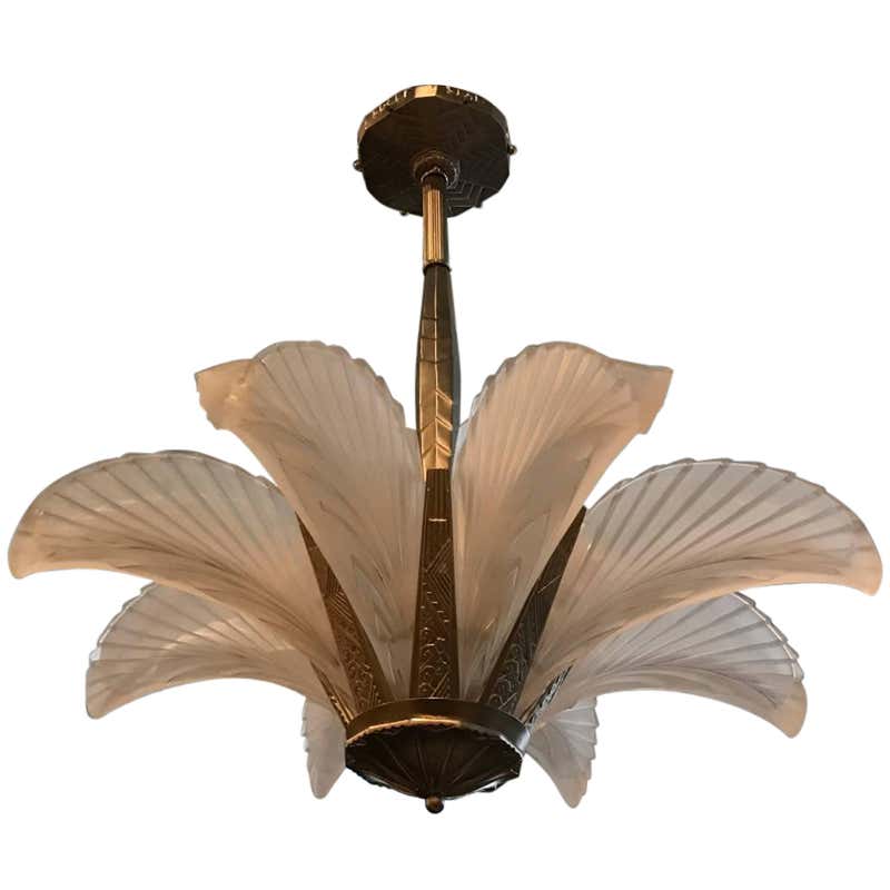 Feather Chandelier at 1stdibs