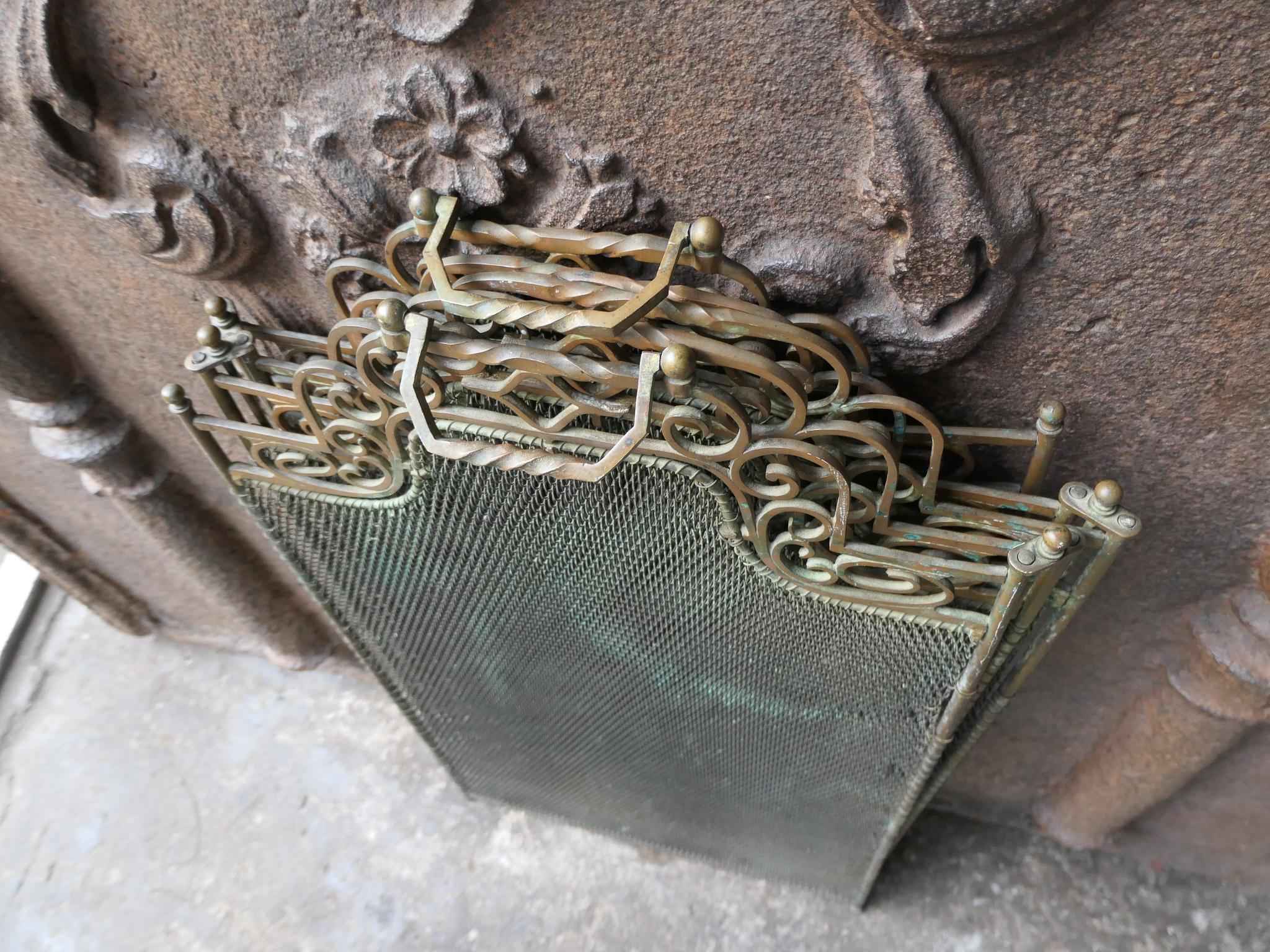 French Art Deco Fireplace Screen In Good Condition In Soest, NL