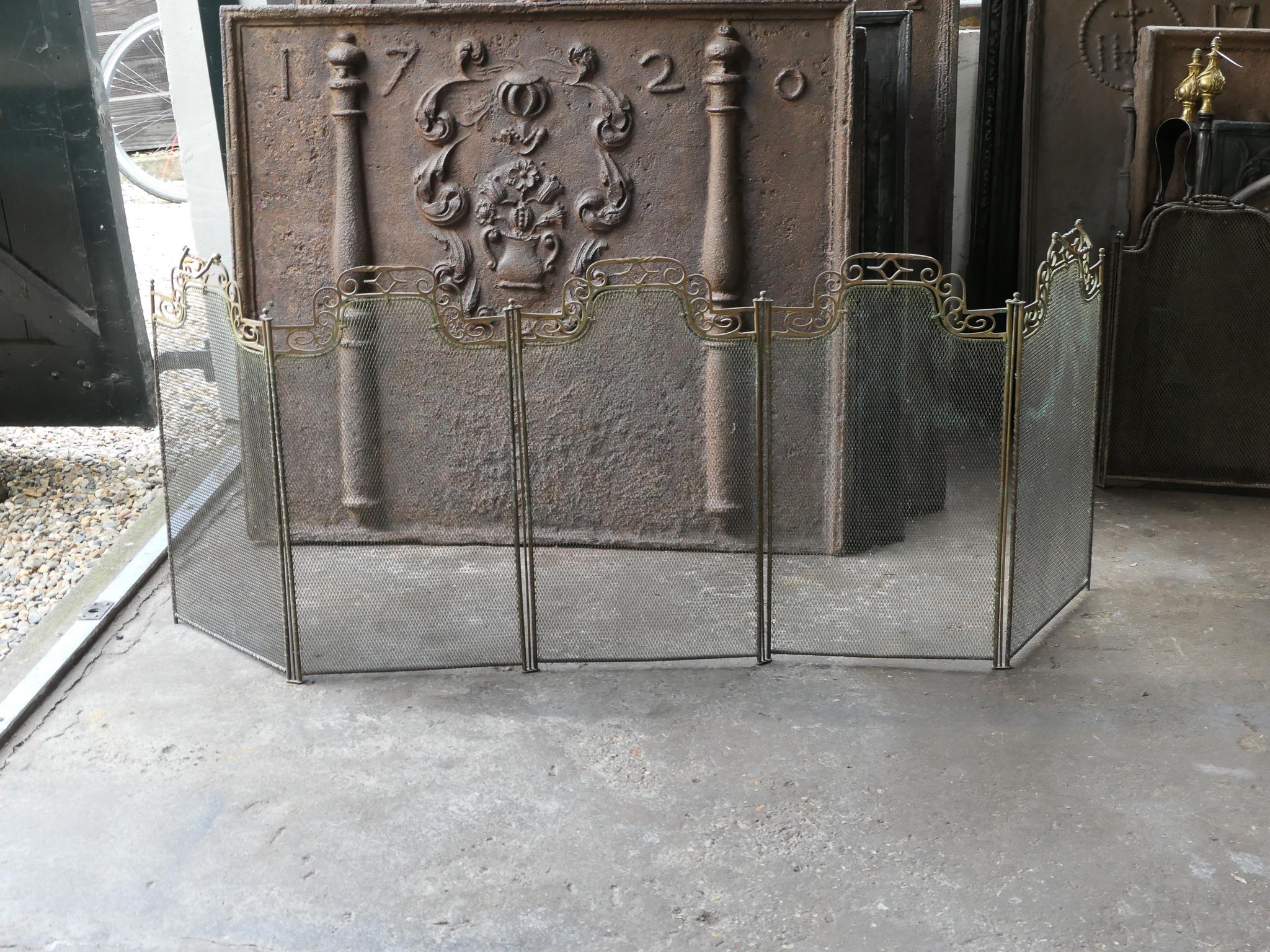 20th Century French Art Deco Fireplace Screen