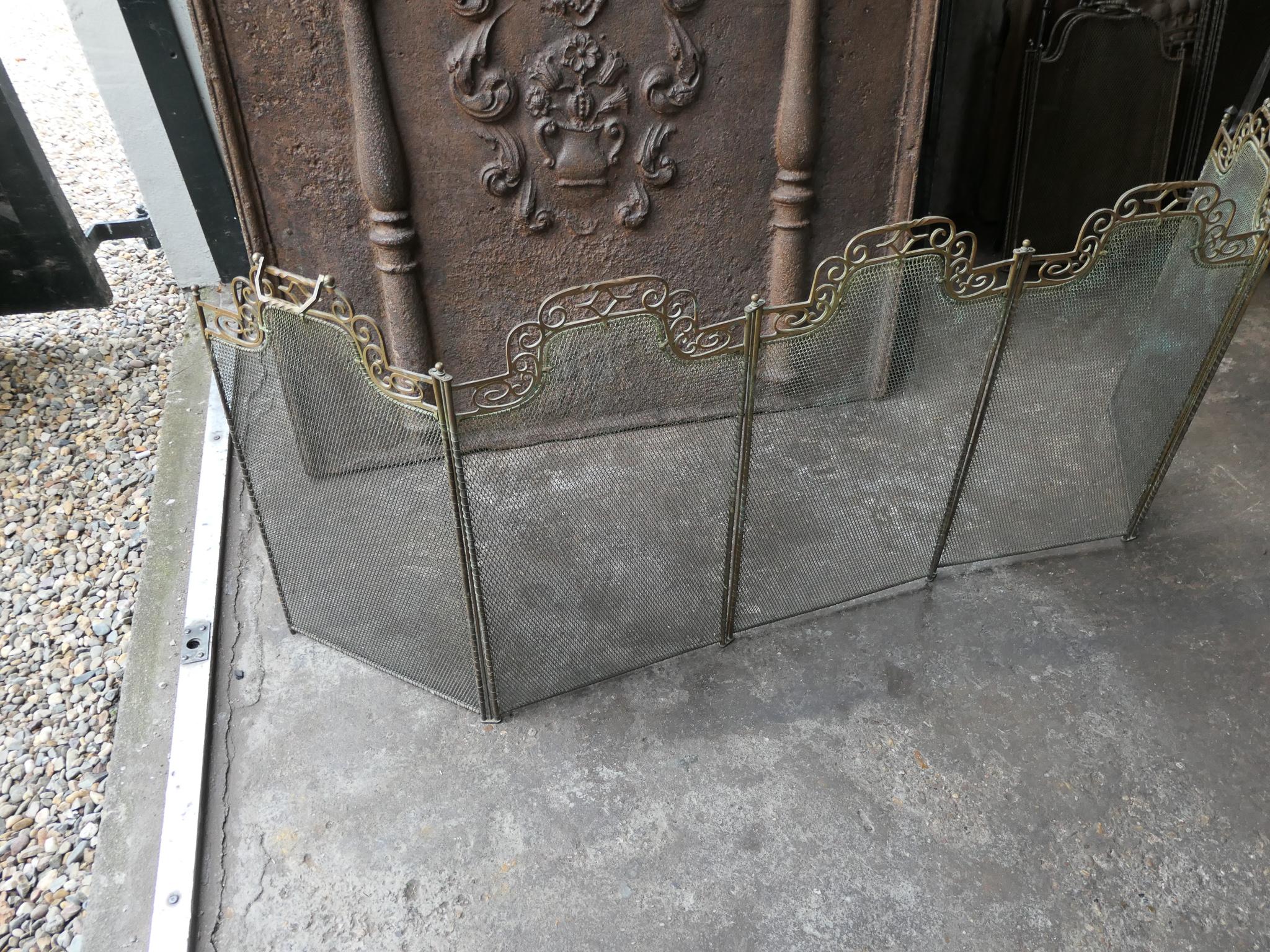 French Art Deco Fireplace Screen 1