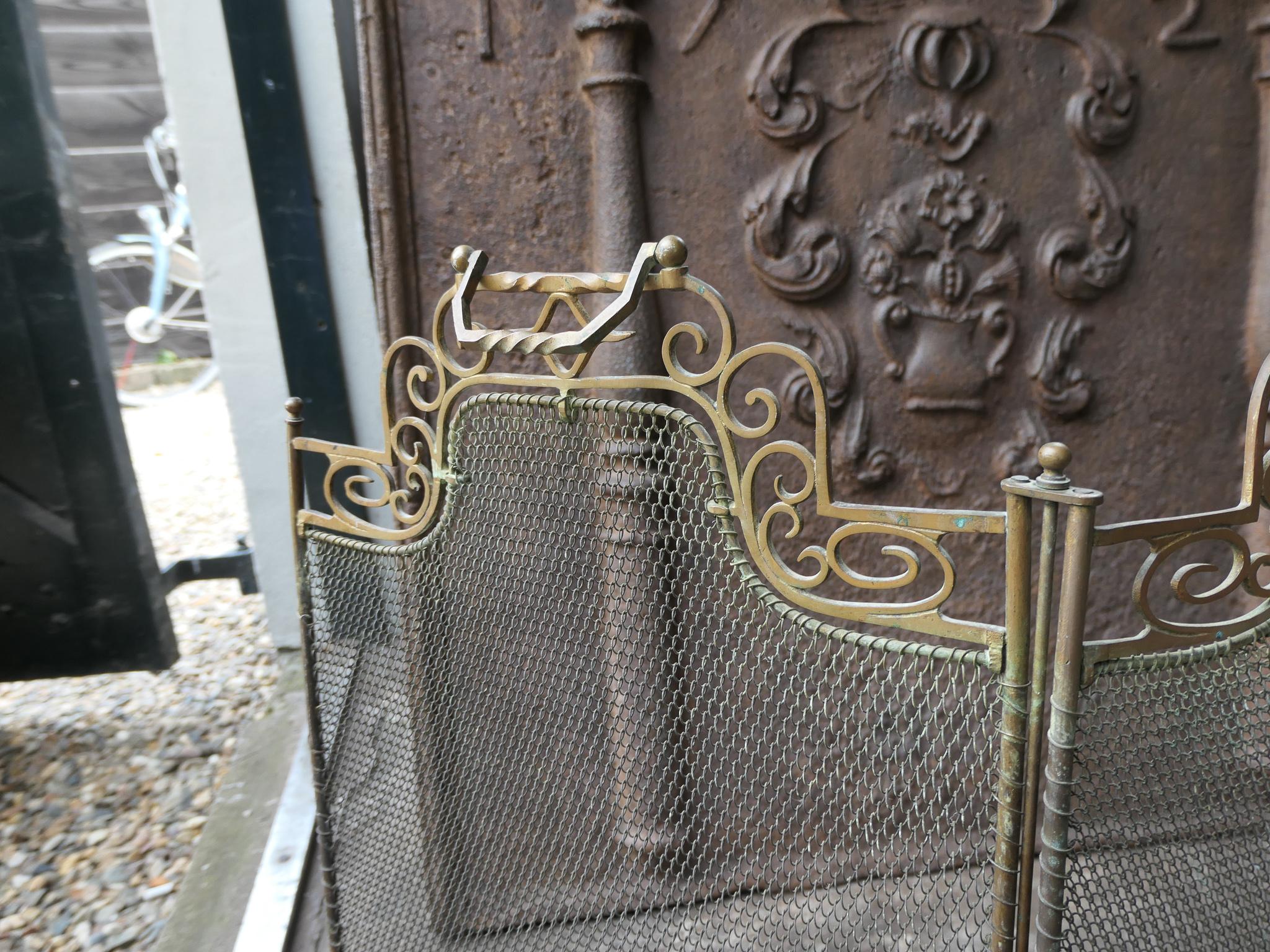 French Art Deco Fireplace Screen 3