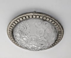 French Art Deco Flush Mount by Genet Michon