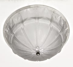 Lustre à suspension ou encastré Art Déco français par Muller Freres