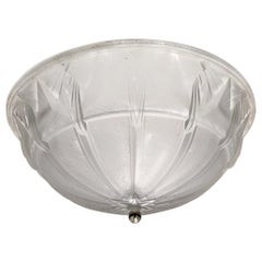 French Art Deco Flush Mount by Muller Freres