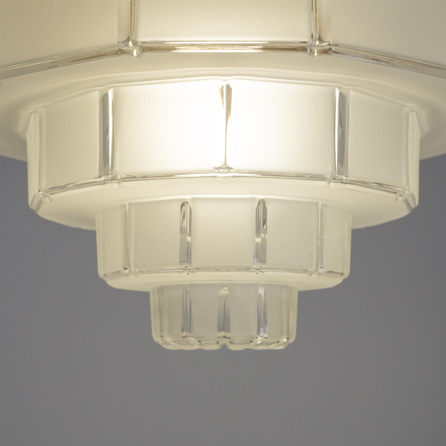 French Art Deco Flush Mounts, circa 1930 5