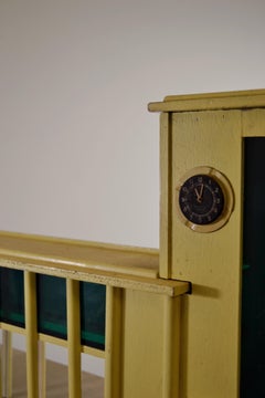 French Art Deco Folk Art Architectural Model of a Bus Station, France, 1930s