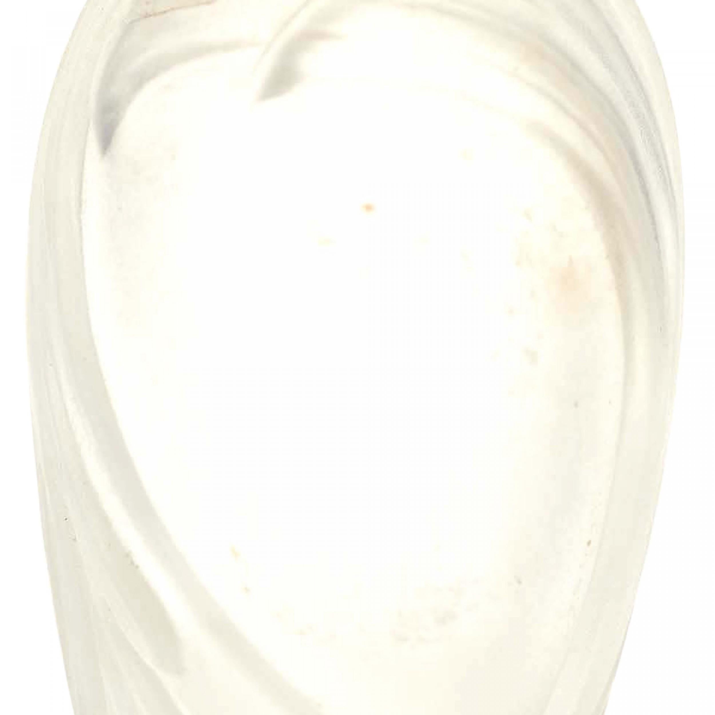 Satinato Bottiglia di profumo in vetro smerigliato Art Deco francese in vendita