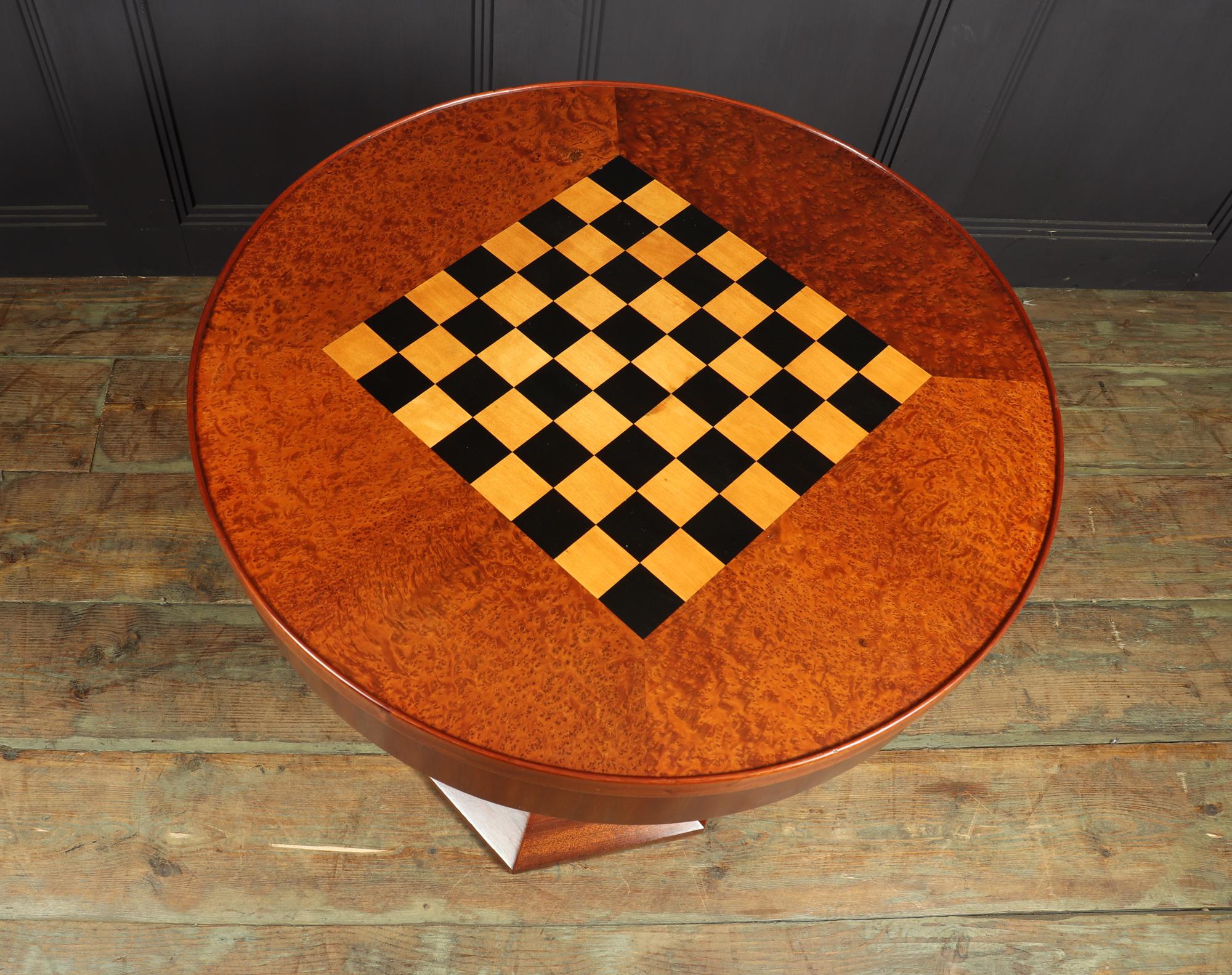 French Art Deco Games Table, c1920 3
