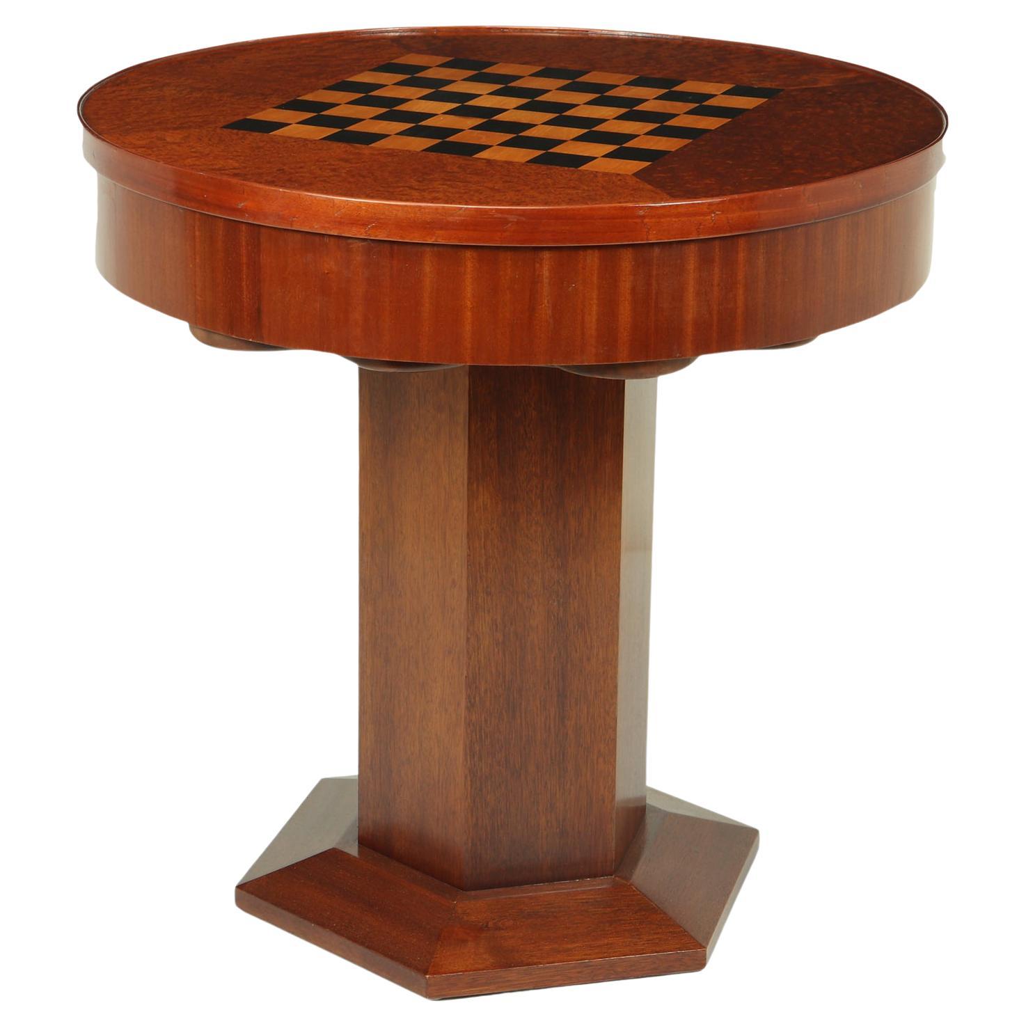 French Art Deco Games Table For Sale at 1stDibs