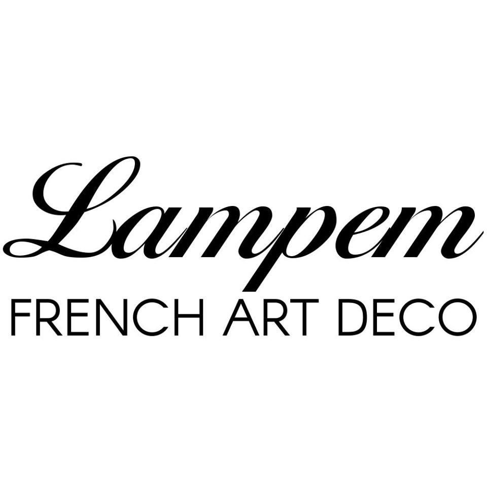 French Art Deco Geometric Flush Mount or Pendant Chandelier by Genet & Michon For Sale 1