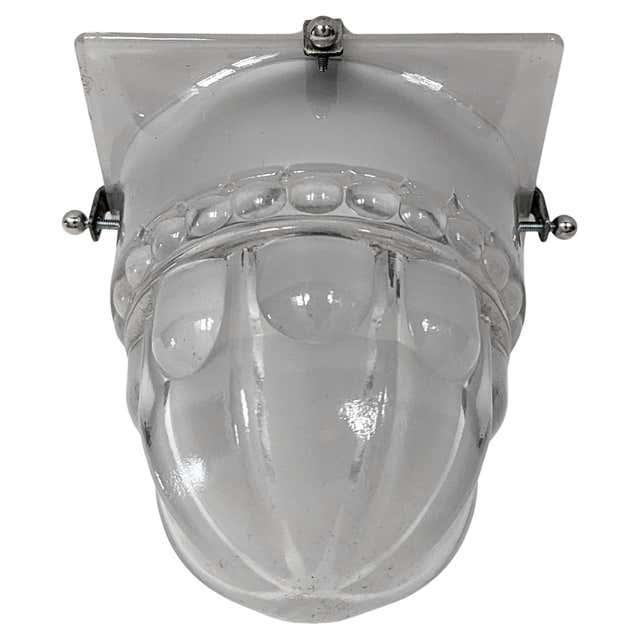 French Art Deco Flush Mount by Genet Michon For Sale at 1stDibs