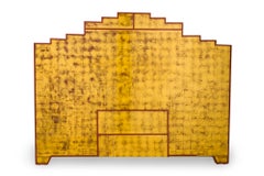 French Art Deco Gilt King Sized Headboard