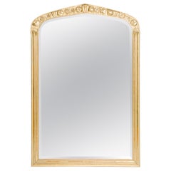 French Art Deco Giltwood Mirror