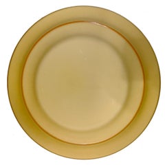 French Art Deco Glass Light Fixture