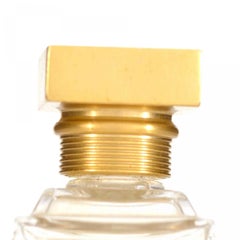 French Art Deco Glass Perfume Bottle