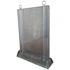 Used French Art Deco Glass Radiator by Rene Coulon for Saint Gobain