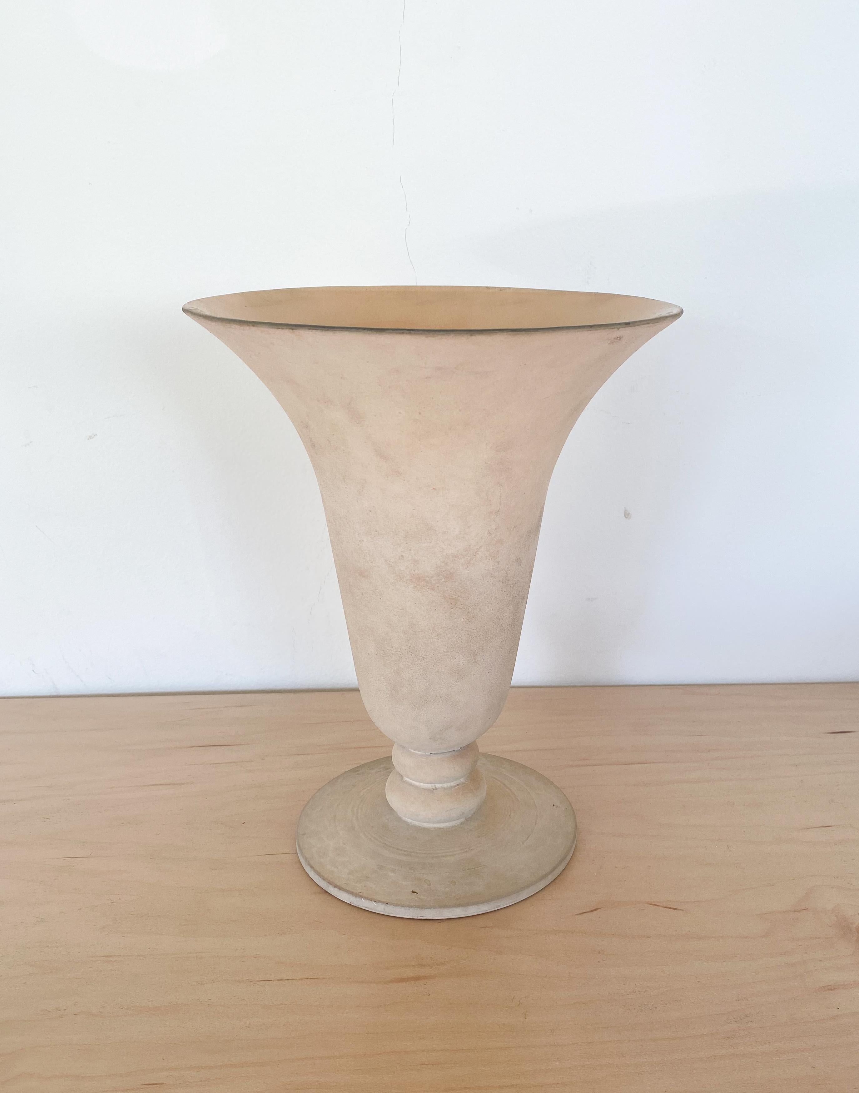 French Art Deco Glass Vase 5