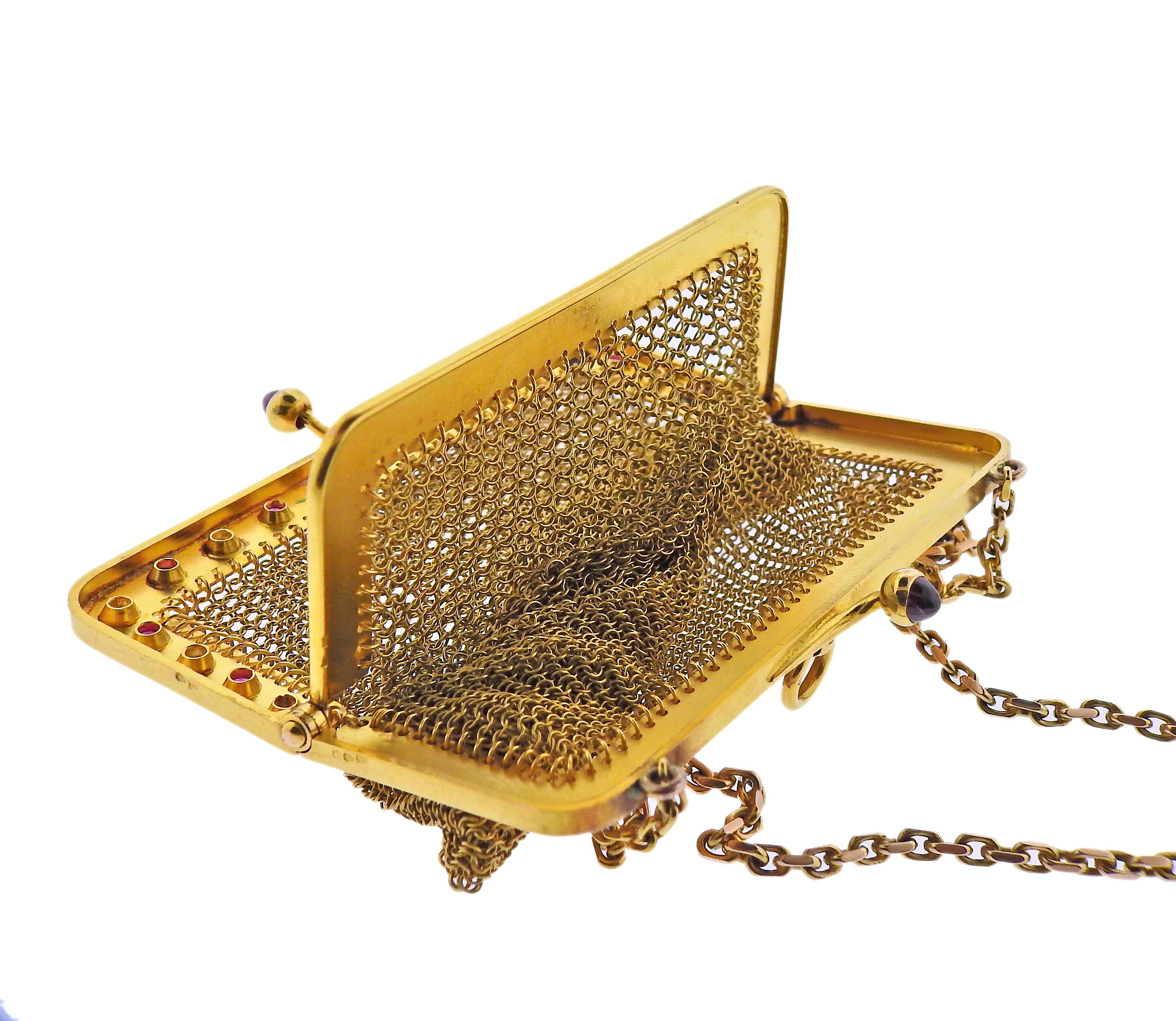 gold diamond purse