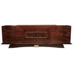 French Art Deco Grand Scale Breakfront from Chestnut