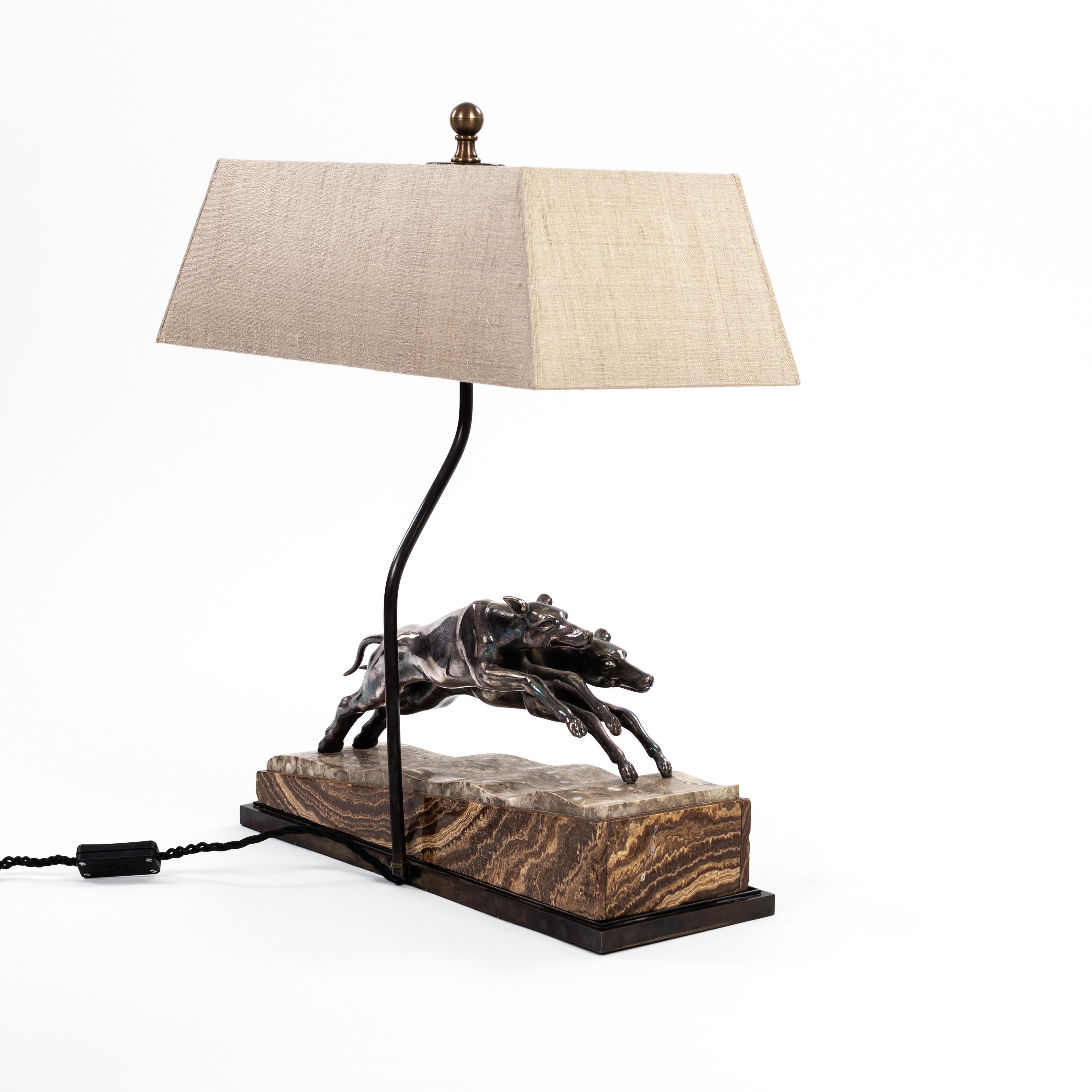 william the whippet lamp