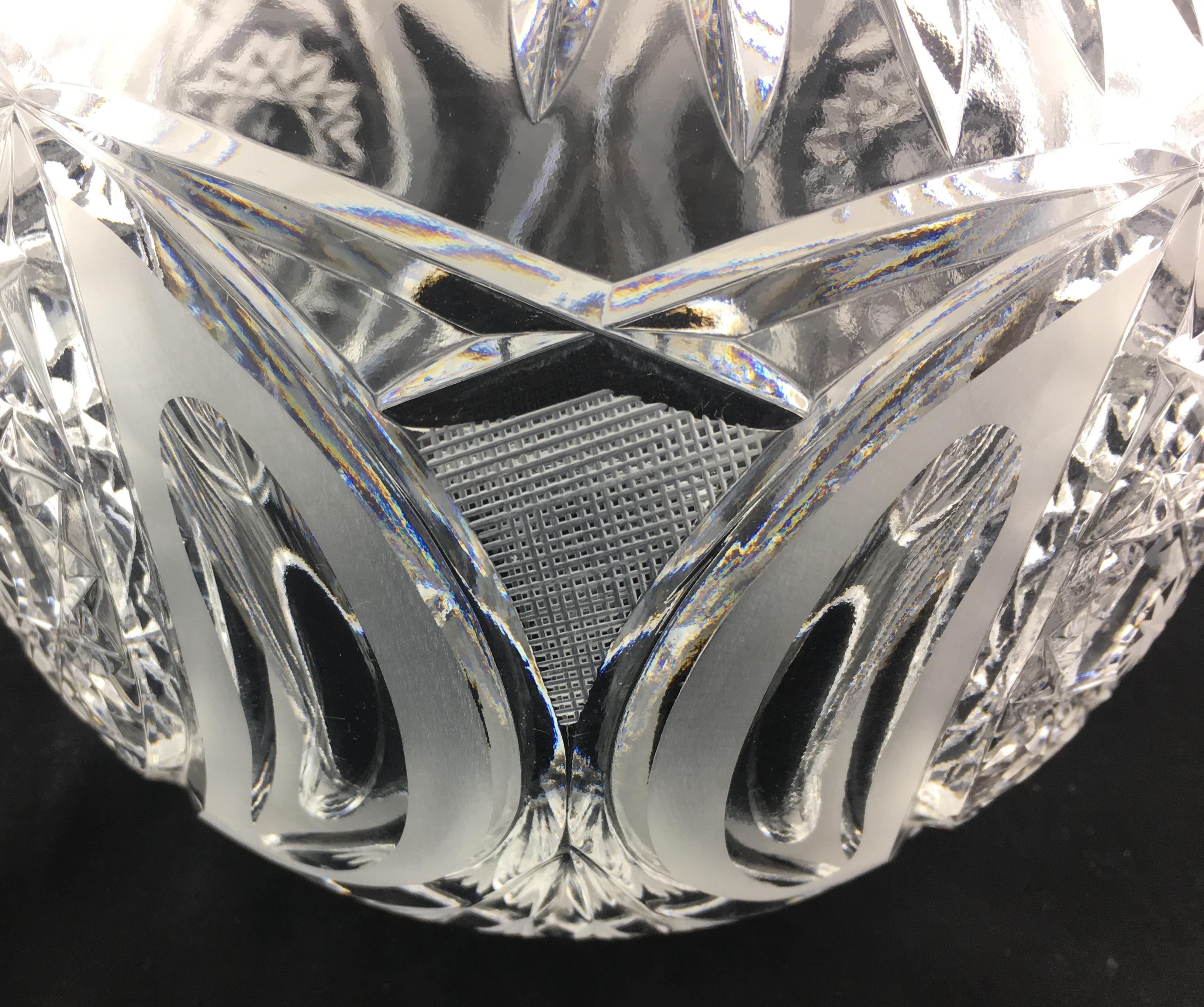 French Baccarat Art Deco Crystal Bowl