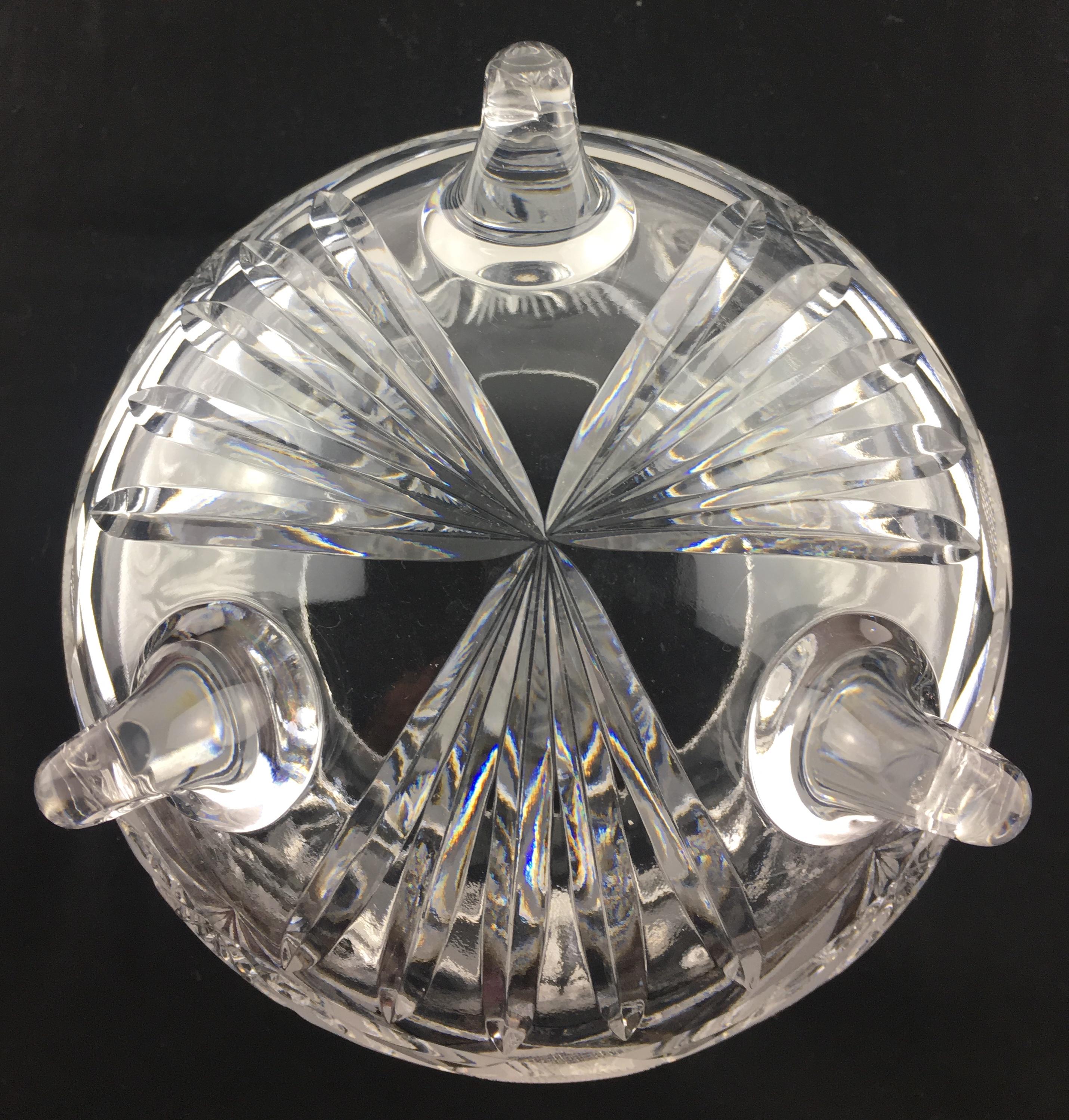 Baccarat Art Deco Crystal Bowl In Good Condition In Miami, FL