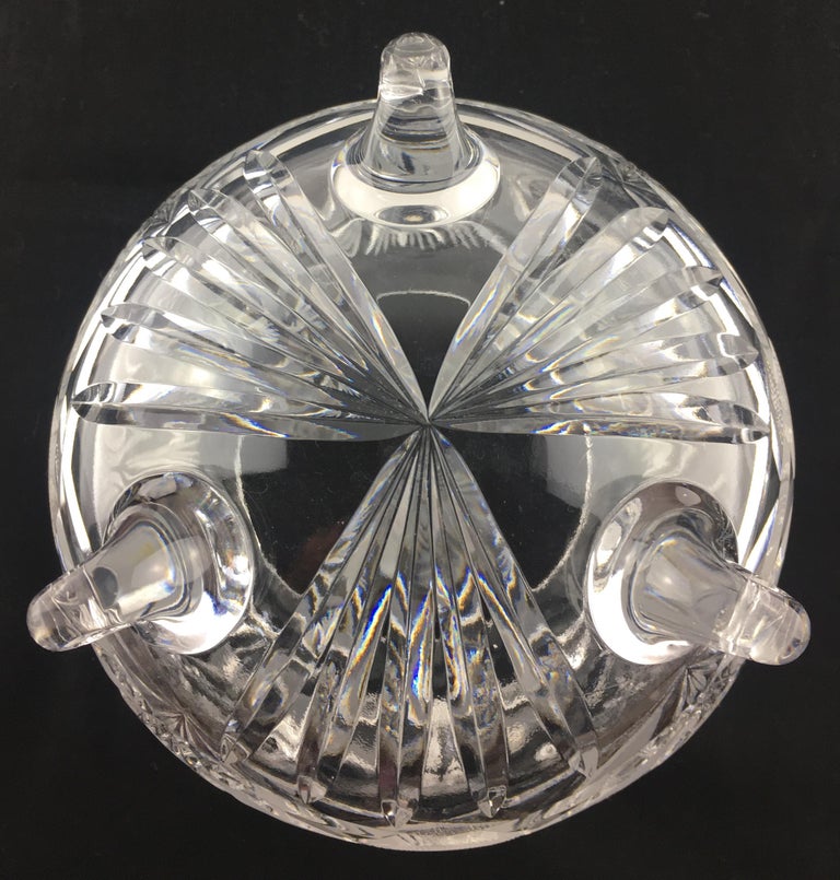 Baccarat French Art Deco Crystal Bowl For Sale at 1stdibs