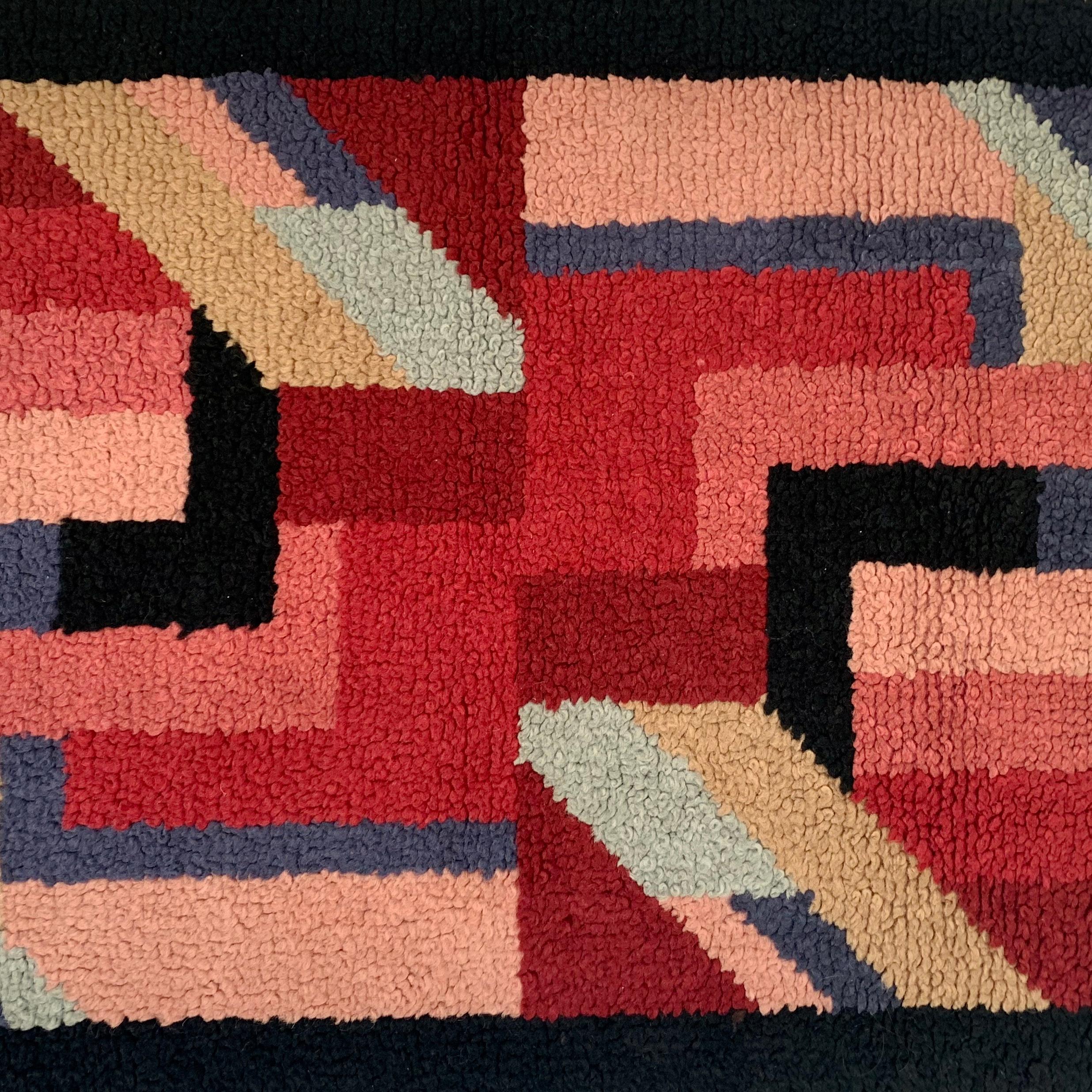 Mid-20th Century French Art Deco Hand Knotted Wool Rug, circa 1930 For Sale