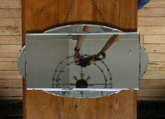 French Art Deco Hanging Mirror