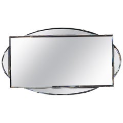 French Art Deco Hanging Mirror