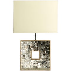 Lampes en pyrite d'inspiration Art déco française conçues par le modèle Soriano de Jallu