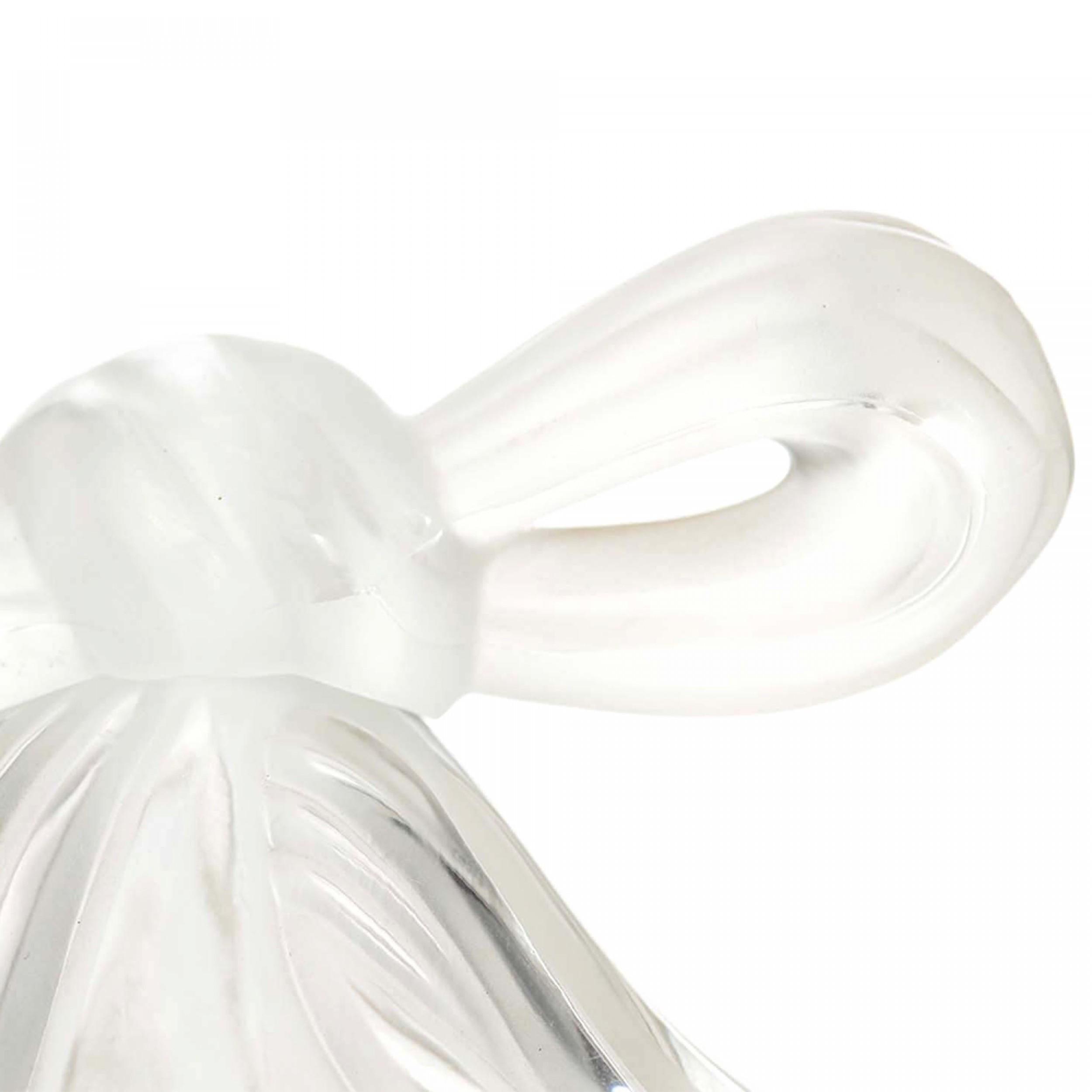 Satinato Bottiglia di profumo francese Art Deco Jabot di Lucien Lelong in vendita