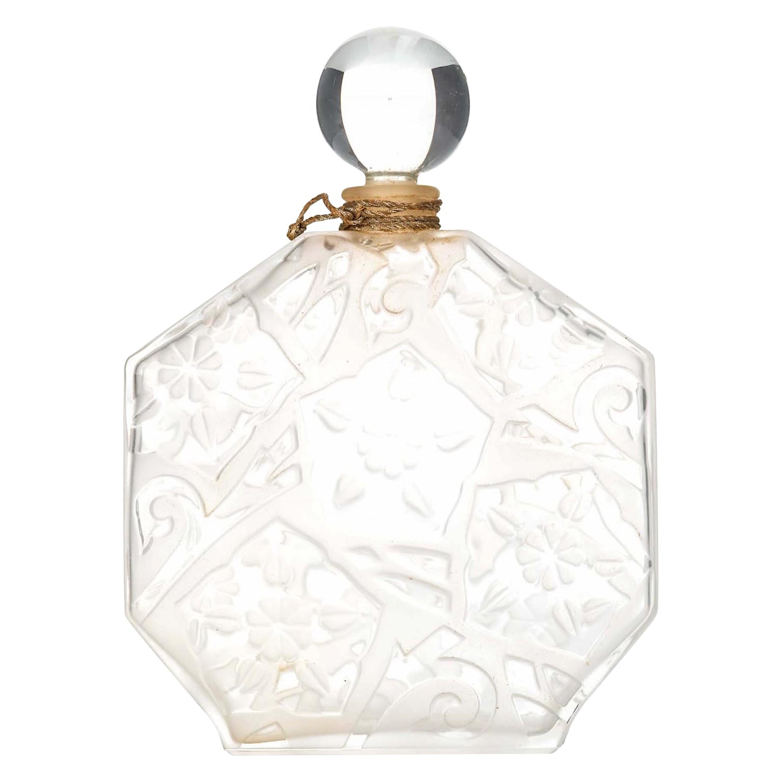 French Art Deco JC Brosseau for Baccarat Perfume Bottle For Sale