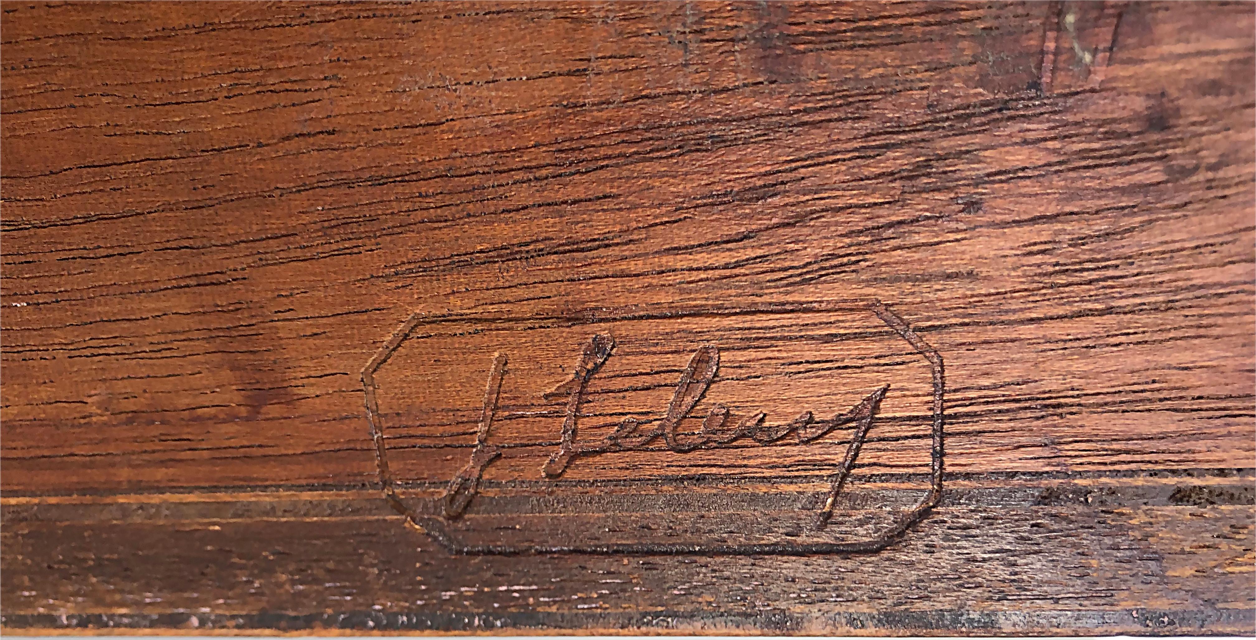 Crédence Art Déco française en bois de rose montée sur bronze, signée Jules Leleu 7