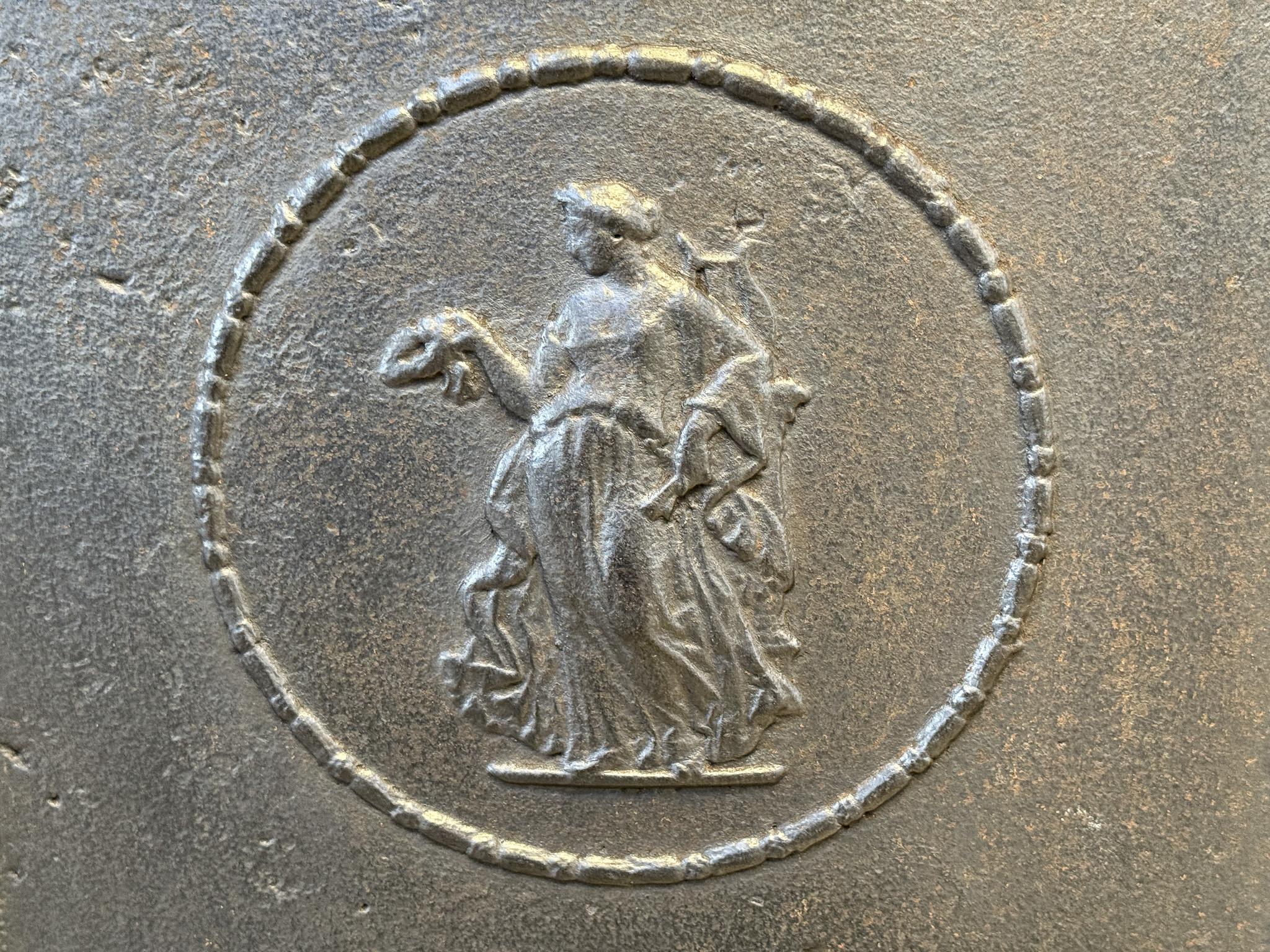 Parafuoco francese Art Deco 'Lady', primi anni del XX secolo in vendita 5