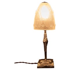 Lampada Art Deco francese (1930) di Hettier & Vincent