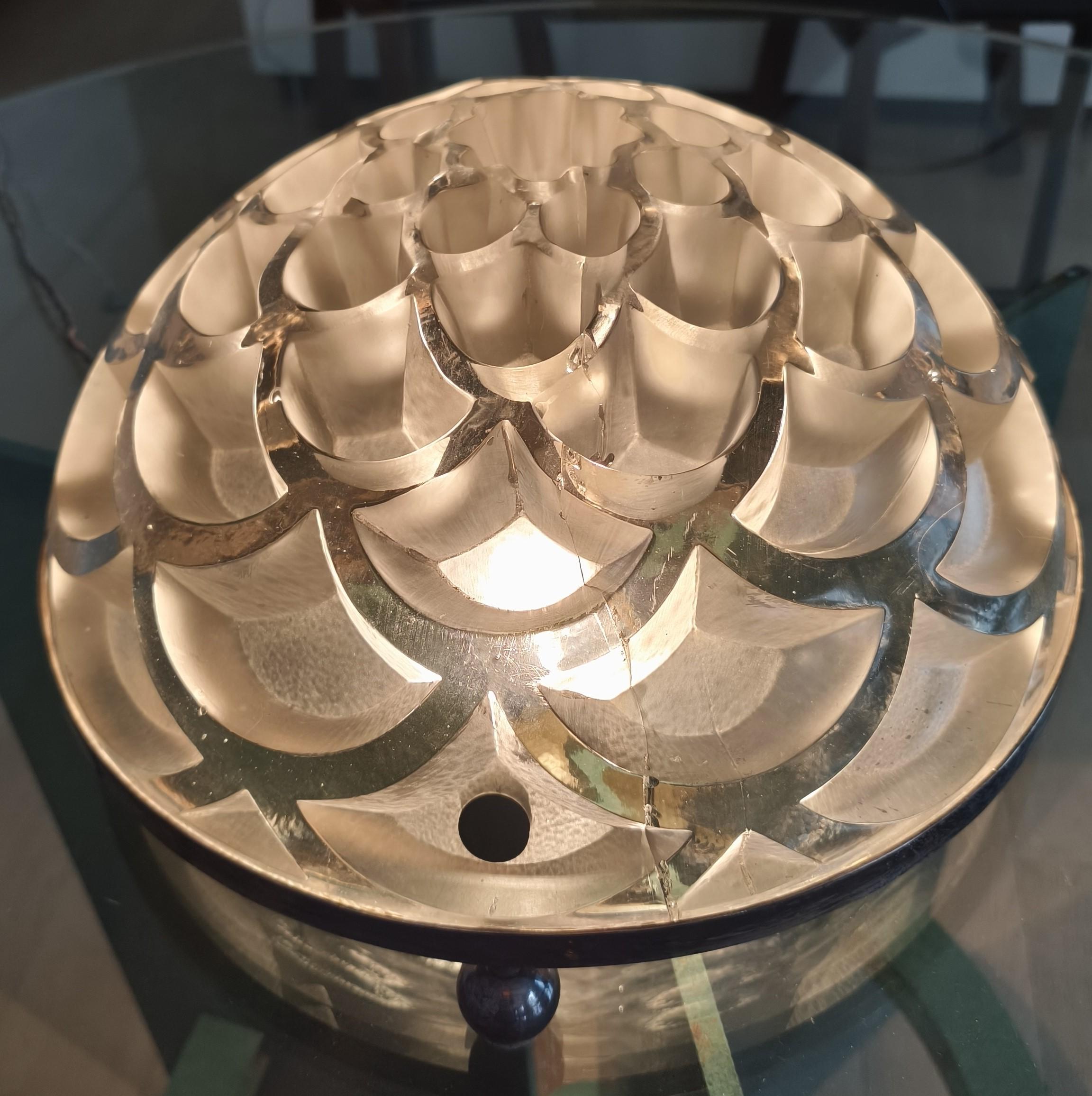Français Lampe Art Déco par René Lalique 