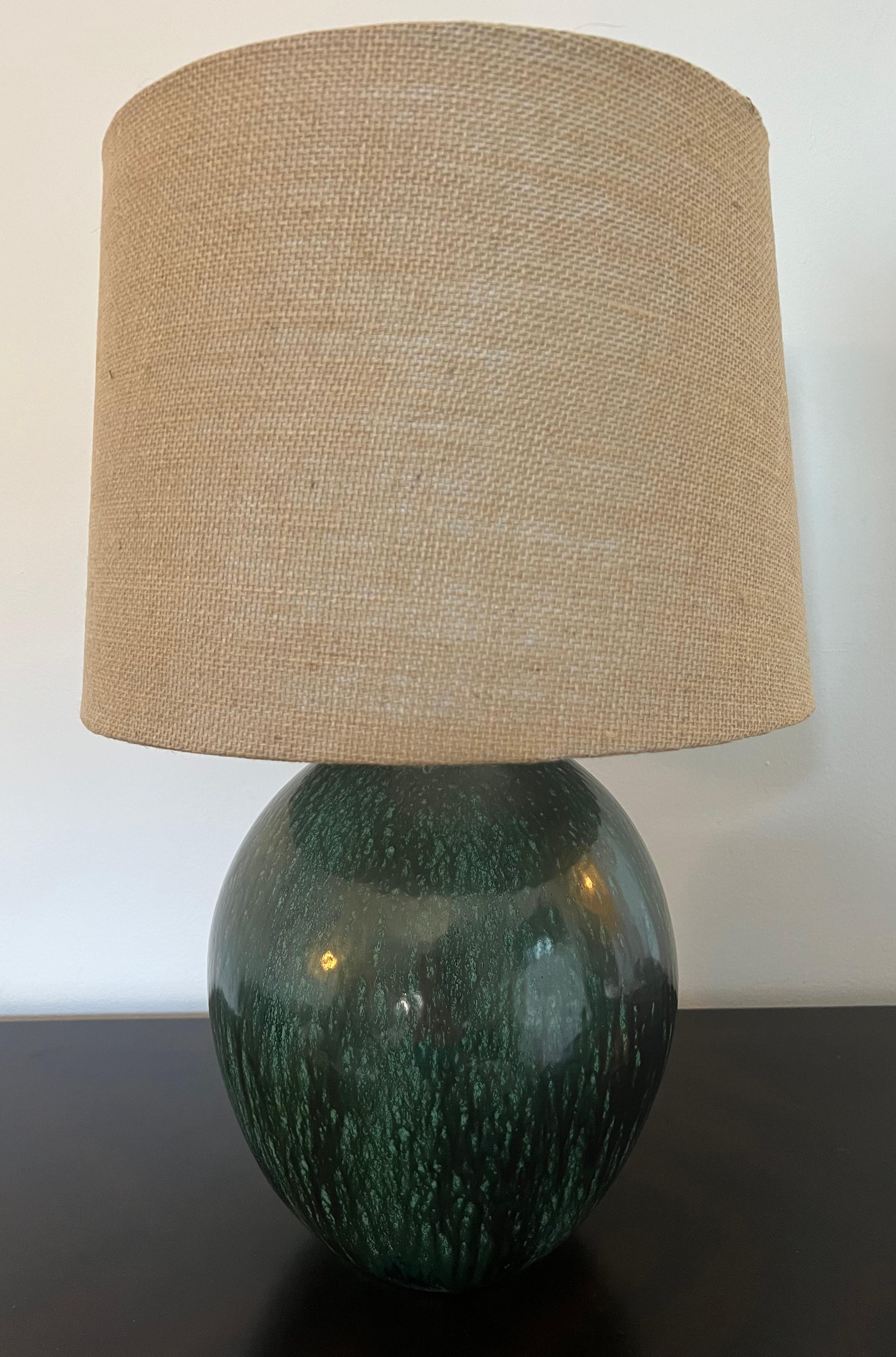French Art Deco Large 1930 Primavera  Table Lamp For Sale 4
