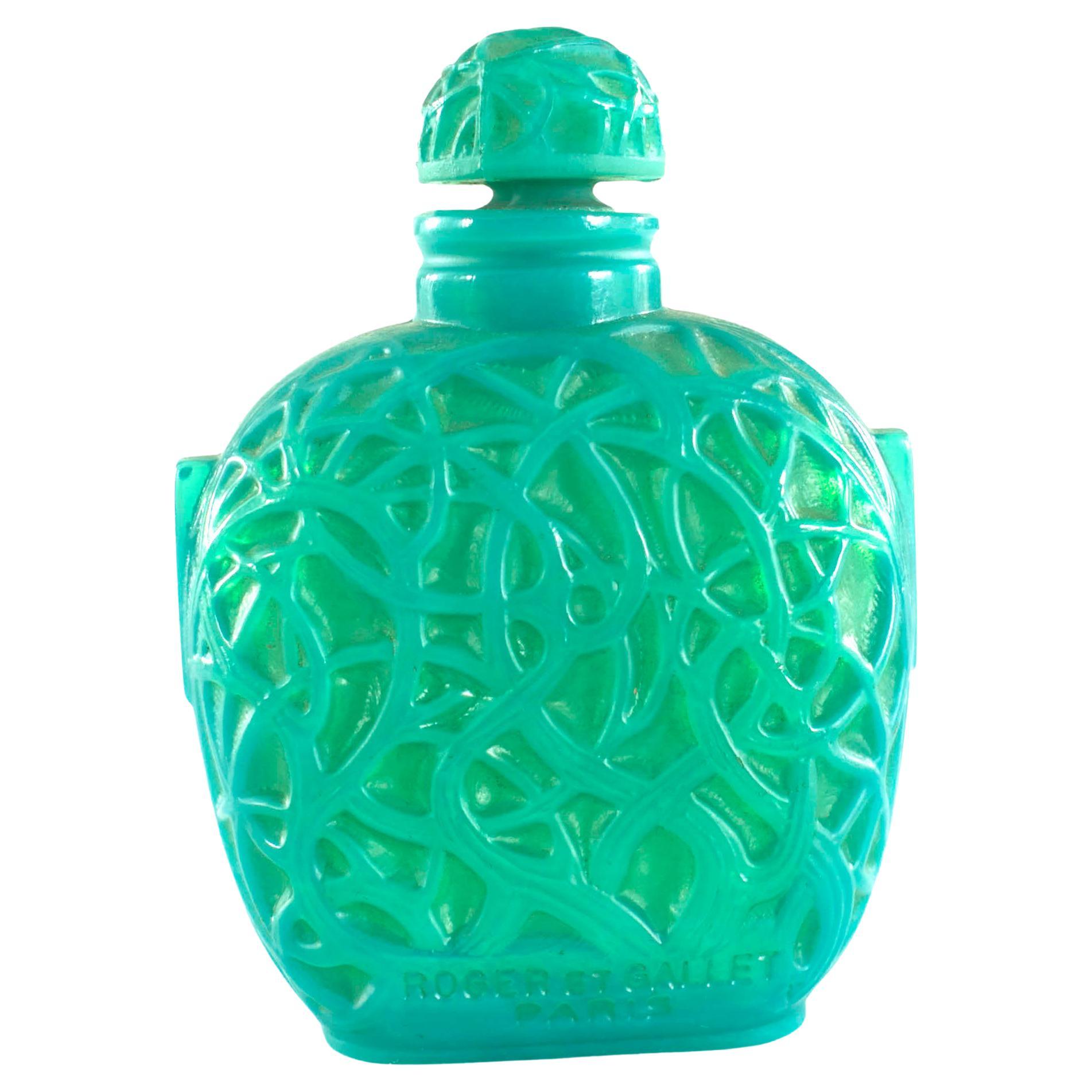 French Art Deco Le Jade by Roger Et Gallet Lalique Perfume Bottle
