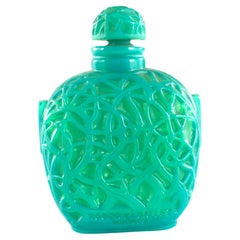 Antique French Art Deco Le Jade by Roger Et Gallet Lalique Perfume Bottle