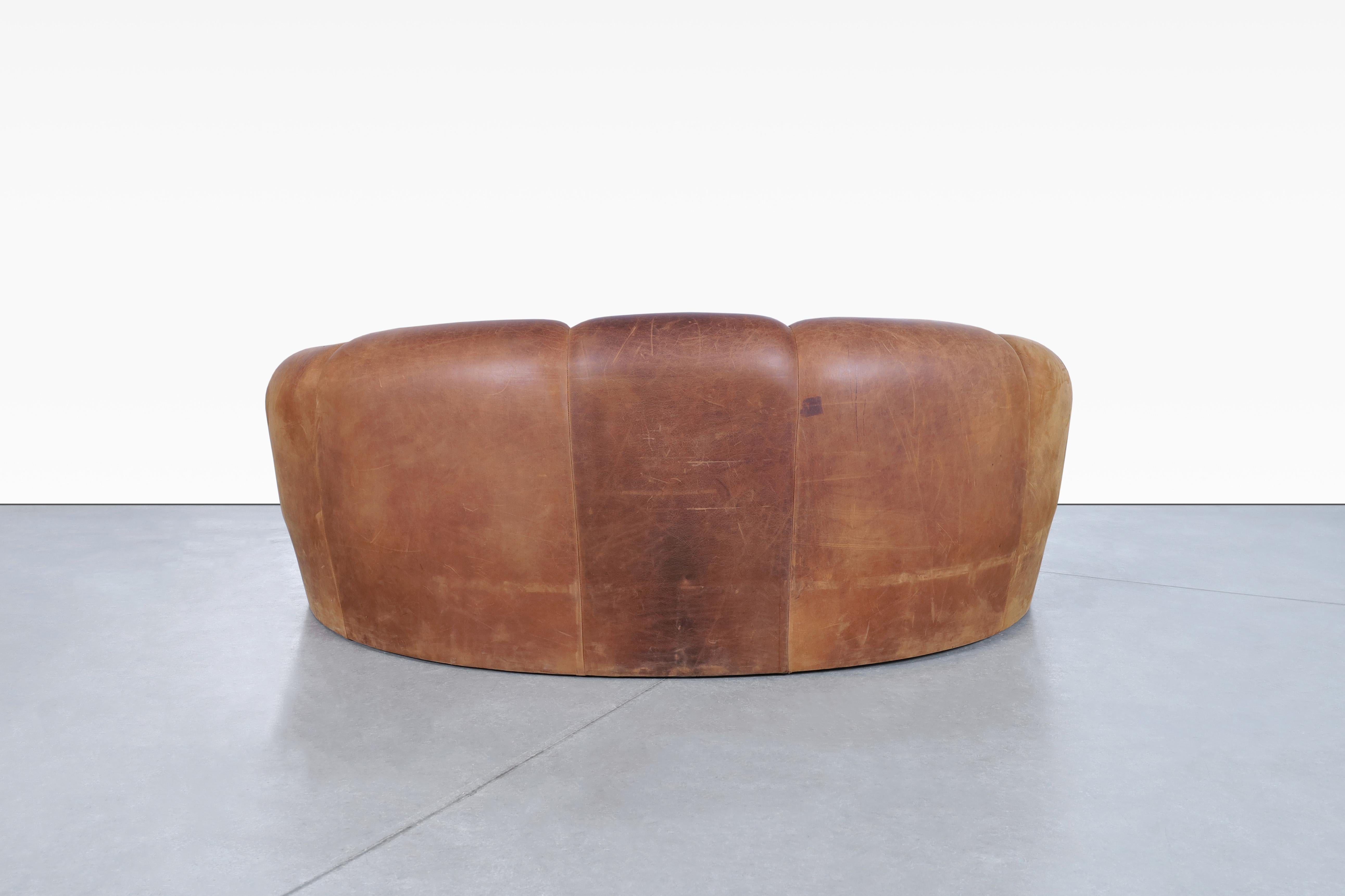 French Art Deco Leather 