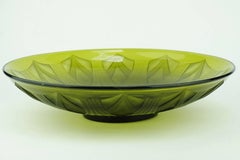 French Art Deco Legras Acid-Etched Glass Coupe