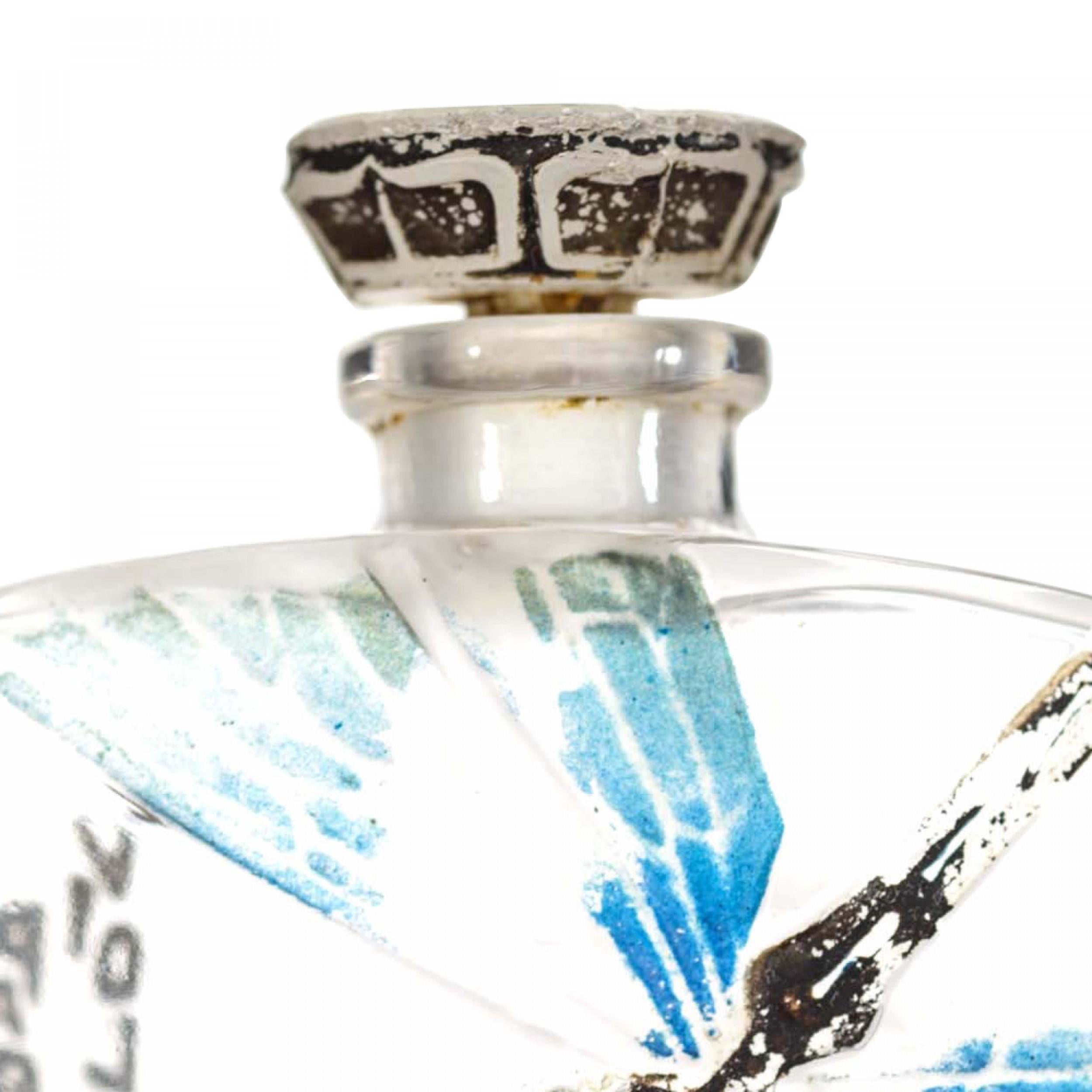 Francese Bottiglia di profumo francese Art Deco Les Sylview di Violet Gaillard in vendita